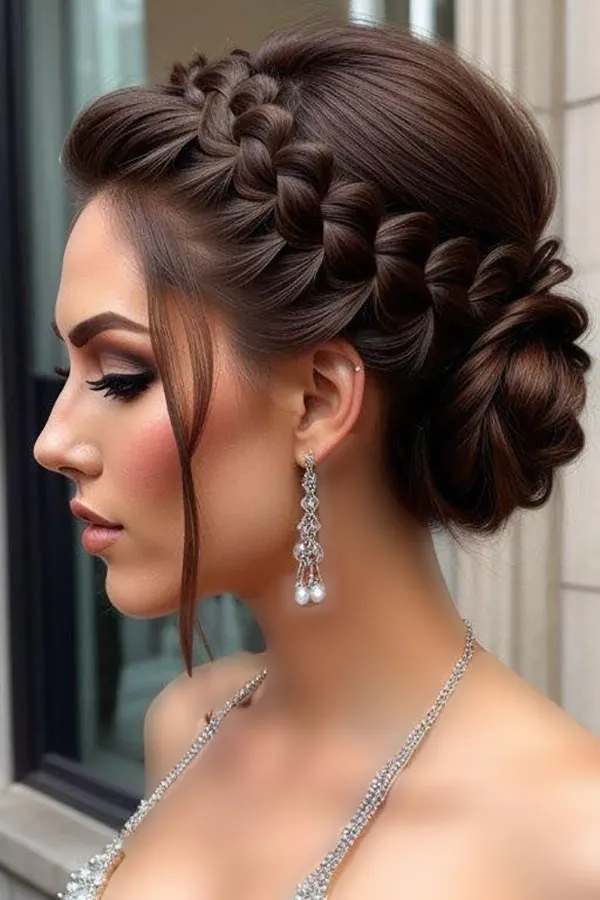 Hair weave for girls weddings 25