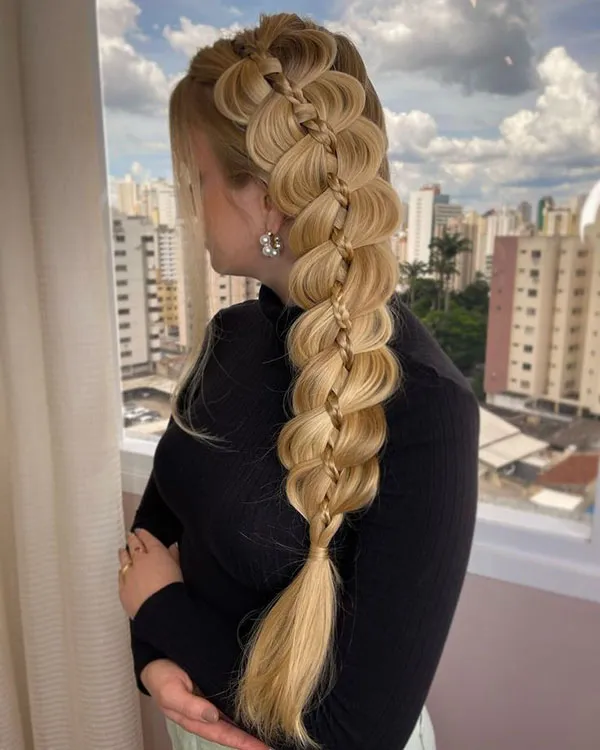 Hair weave for girls weddings 28