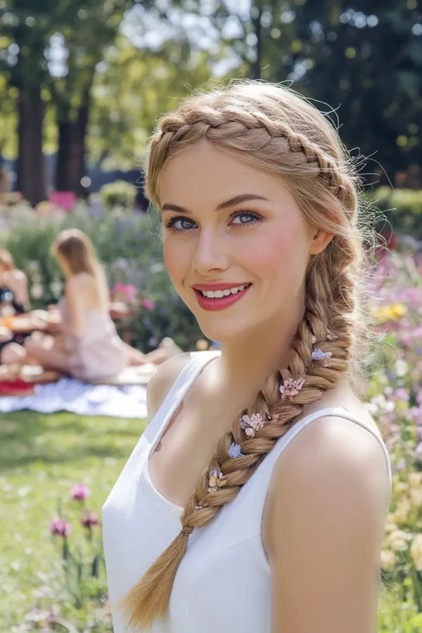 Hair weave for girls weddings 3