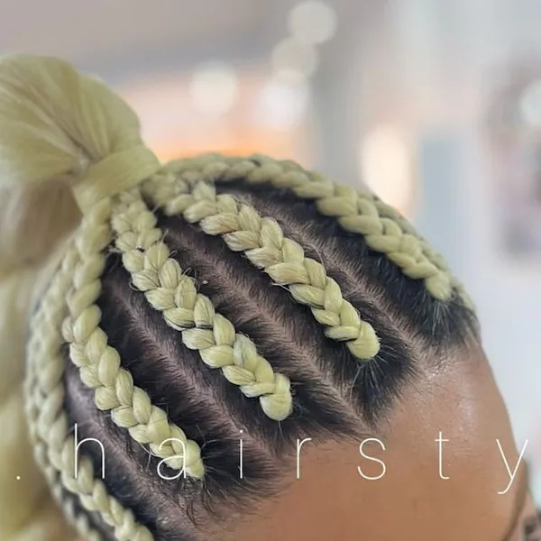 مدل بافت مو کف سری دخترانه | 37 ایده خاص و ترندی برای استایل شیک و متفاوت 2025! 20 Hair weave model on the scalp 16