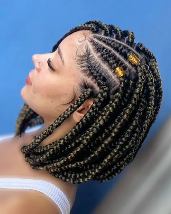 مدل بافت مو کف سری دخترانه | 37 ایده خاص و ترندی برای استایل شیک و متفاوت 2025! 33 Hair weave model on the scalp 27