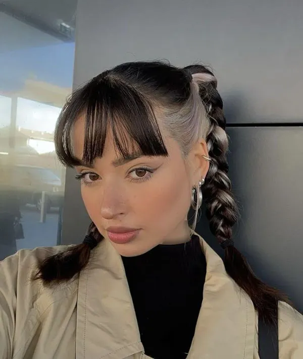 Highlight color on black hair 24