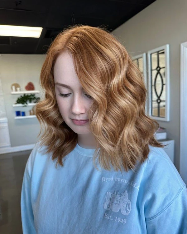 Honey copper hair color 3