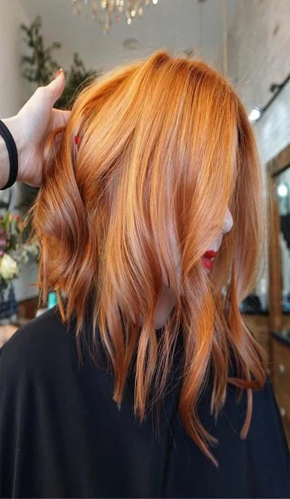 Honey copper hair color 9