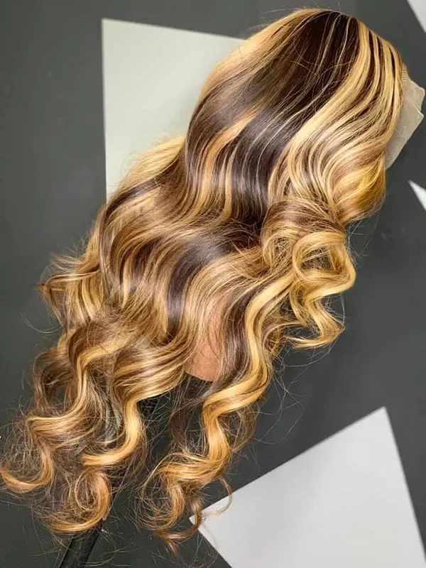 هایلایت مو عسلی دخترانه | ظاهری گرم، شیک و دخترونه برای 1404! 15 Honey hair highlights 11