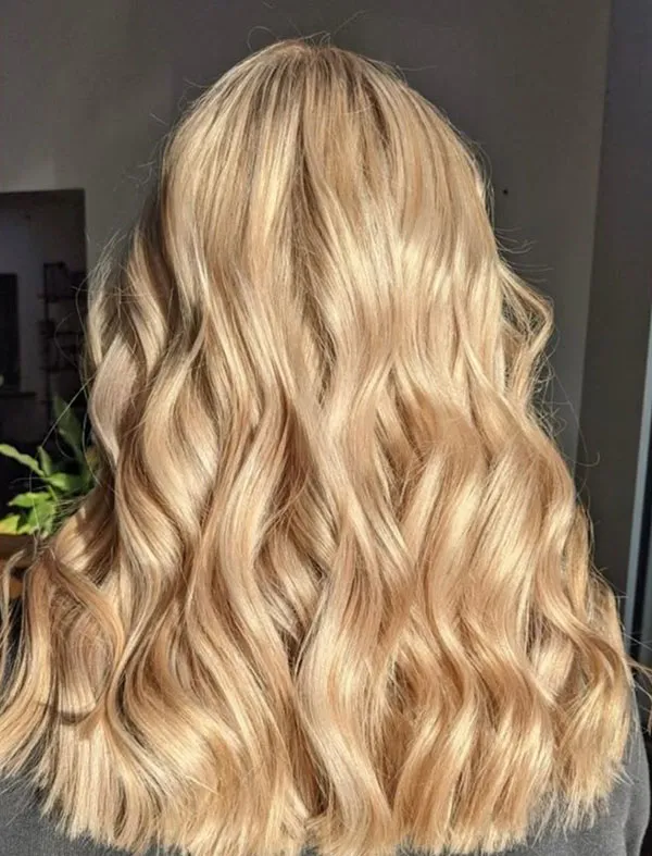 Light hair color with new bleach 21