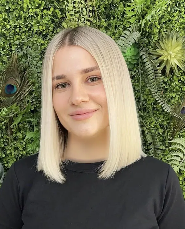 Light hair color with new bleach 23