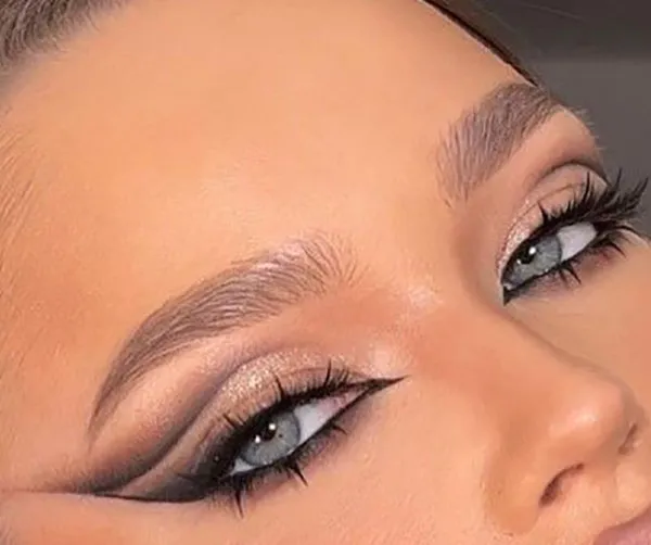 34 مدل میکاپ چشم خطی دخترانه برای همه فرم چشم؛ترند جذاب امسال که همه میزنن! 35 Lined eye makeup 30