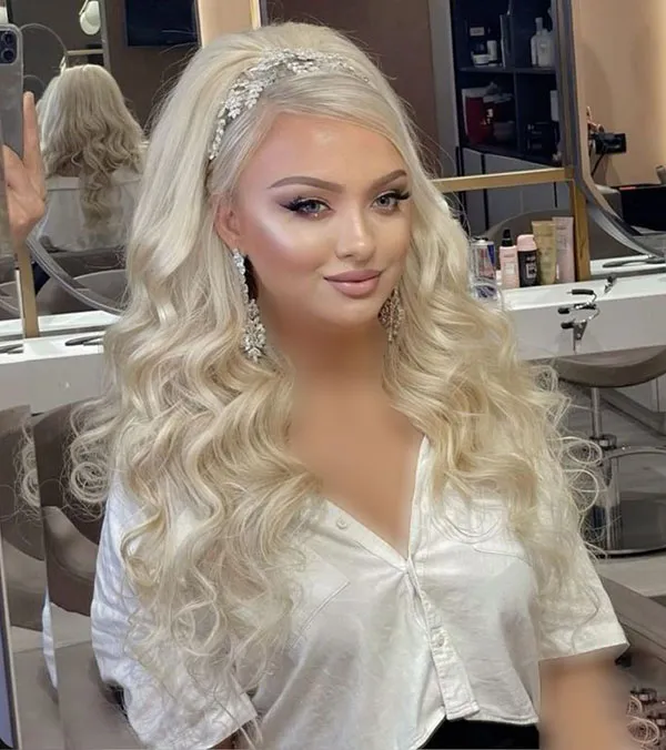 Long formal hairstyle 1