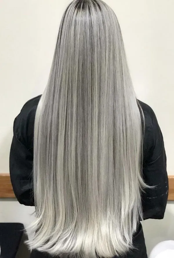 Long hair highlights 11