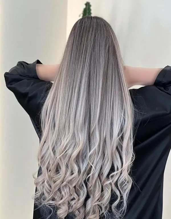 Long hair highlights 8