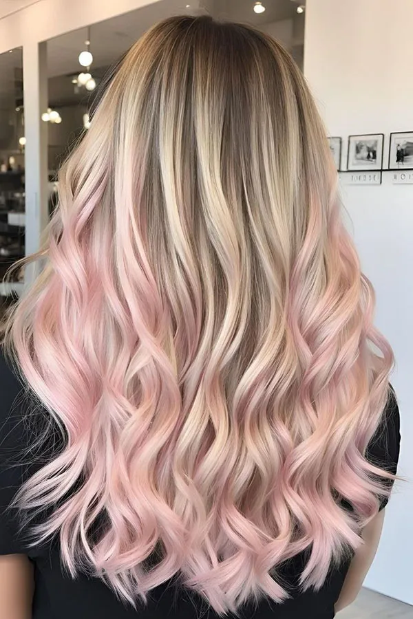 رنگ موی لاکچری دخترانه جدید | 35 رنگ شیک و خاص برای مهمونیهای امسال! 18 Luxury hair color for girls 16