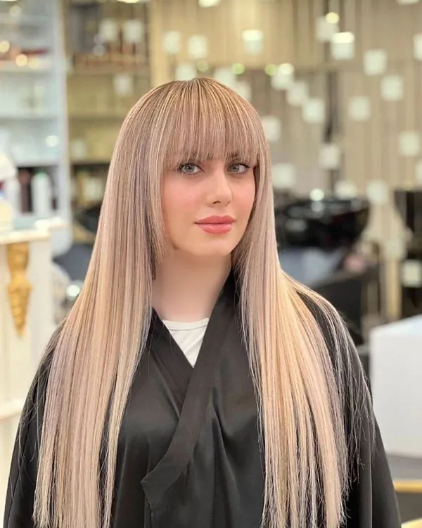 رنگ موی لاکچری دخترانه جدید | 35 رنگ شیک و خاص برای مهمونیهای امسال! 10 Luxury hair color for girls 7