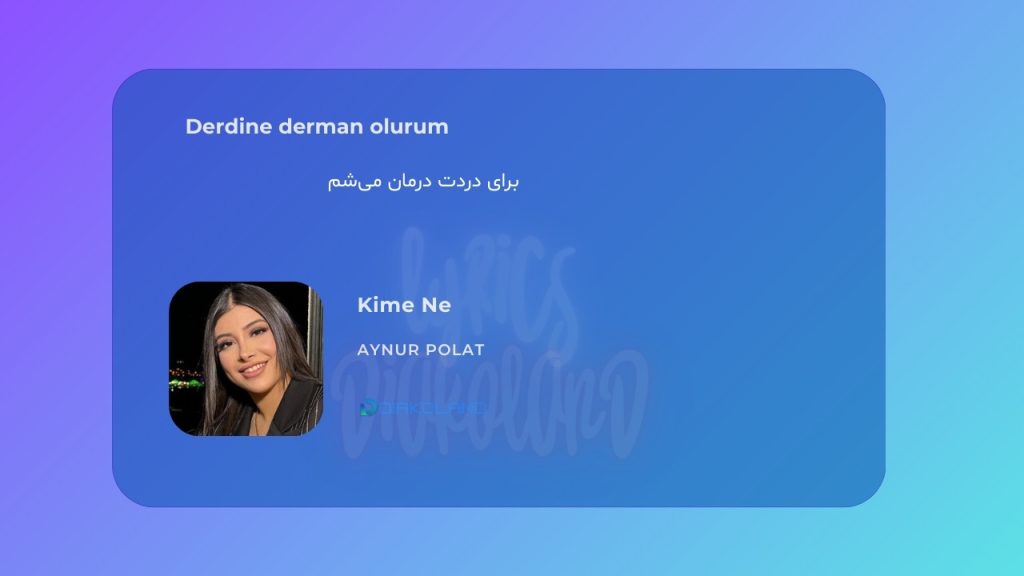 متن و ترجمه آهنگ DOG HOUSE از Drake و Julia Wolf و Yeat 1 متن و ترجمه آهنگ Kime Ne از Aynur Polat
