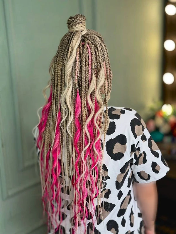 39 مدل بافت مکزیکی افرو: یه ترندی که از فرهنگ میاد و استایل رو عوض میکنه! 9 Mexican Afro Weave 8