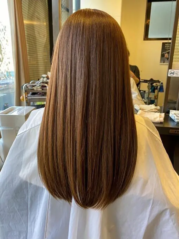رنگ مو موکا بدون دکلره دخترانه 1404 | رنگ گرمی که این روزا خیلی ترنده! 24 Mocha hair color without bleach 23