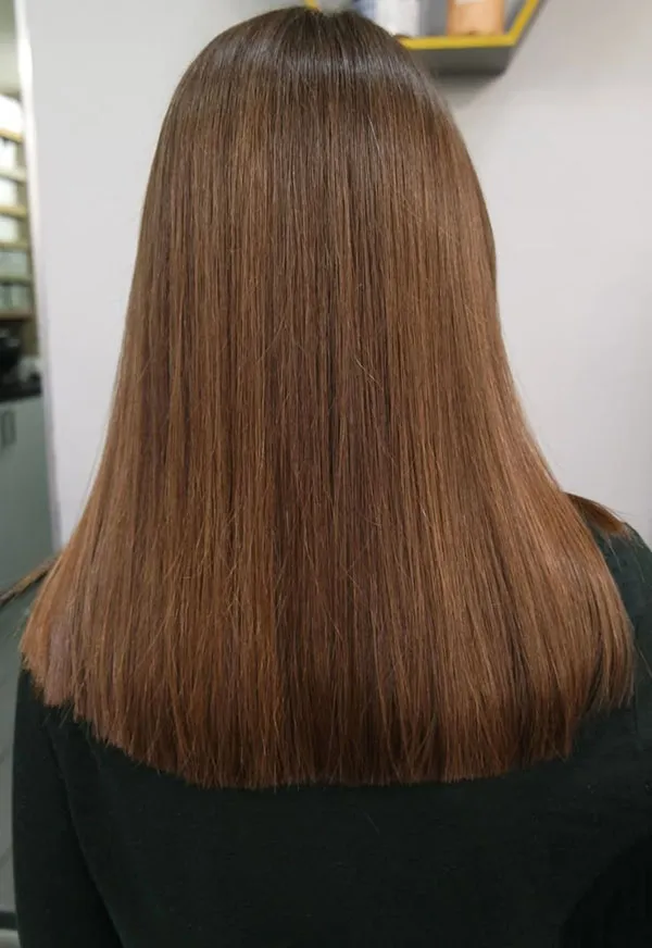 رنگ مو موکا بدون دکلره دخترانه 1404 | رنگ گرمی که این روزا خیلی ترنده! 26 Mocha hair color without bleach 25