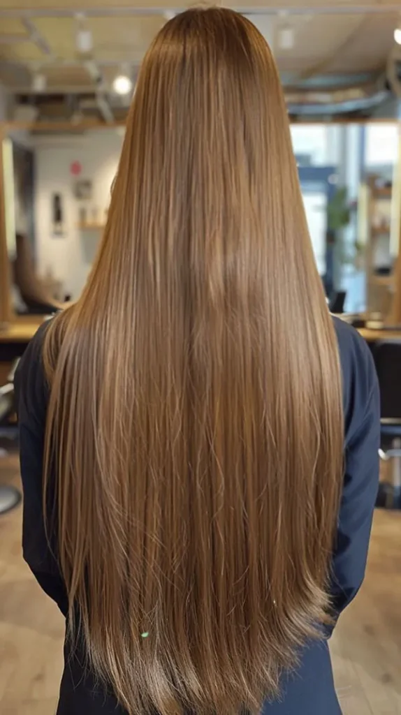 رنگ مو موکا بدون دکلره دخترانه 1404 | رنگ گرمی که این روزا خیلی ترنده! 28 Mocha hair color without bleach 27