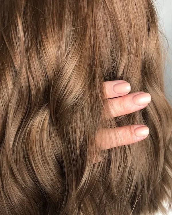 رنگ مو موکا بدون دکلره دخترانه 1404 | رنگ گرمی که این روزا خیلی ترنده! 31 Mocha hair color without bleach 30