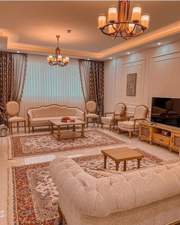 دکوراسیون سنتی مدرن 2025 | وقتی گذشته با حال دست میده! 26 Modern traditional decoration 23