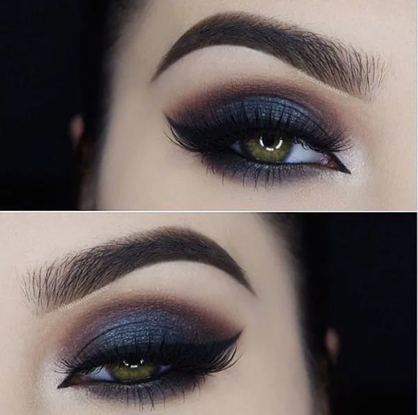 Navy blue eyeshadow 23