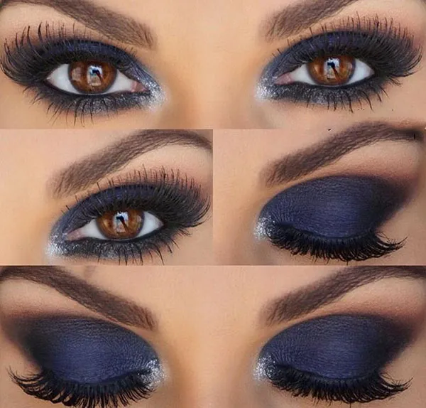 Navy blue eyeshadow 5