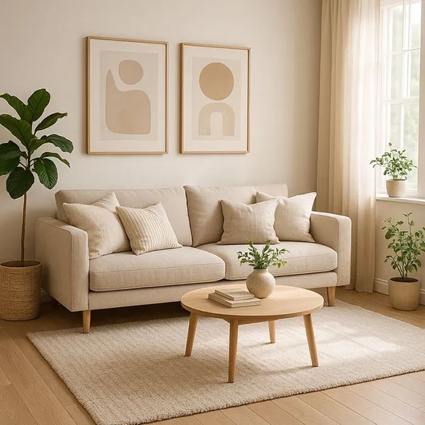 32 مدل دکوراسیون کرم نسکافه ای منزل؛ همون رنگی که خونهتو گرم، شیک و خاص میکنه؟ 25 Nescafe cream home decoration 21