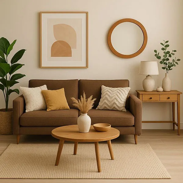 32 مدل دکوراسیون کرم نسکافه ای منزل؛ همون رنگی که خونهتو گرم، شیک و خاص میکنه؟ 28 Nescafe cream home decoration 24