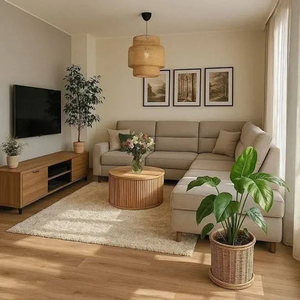 32 مدل دکوراسیون کرم نسکافه ای منزل؛ همون رنگی که خونهتو گرم، شیک و خاص میکنه؟ 33 Nescafe cream home decoration 28