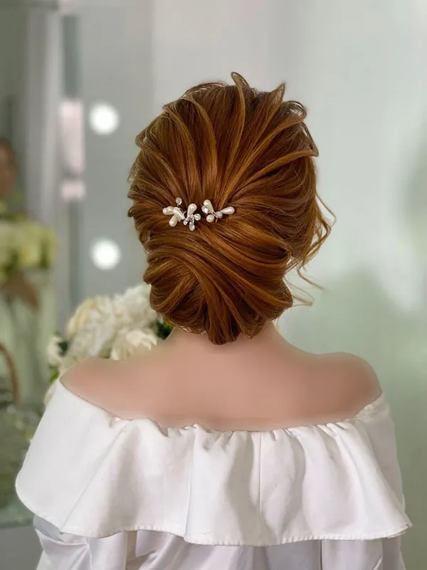 New European chignon models 12