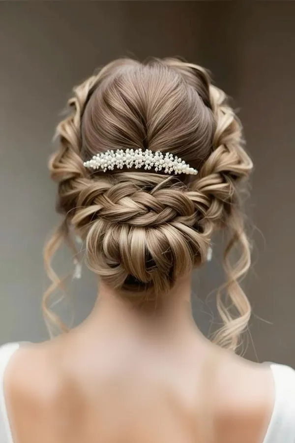 New European chignon models 2