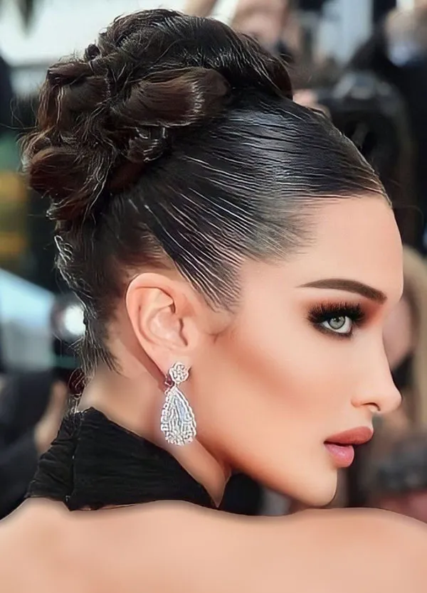 New European chignon models 31