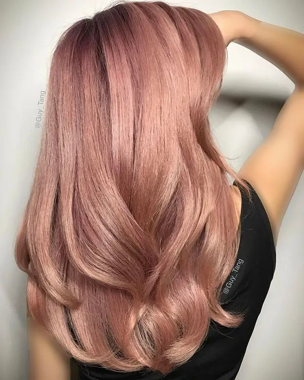 39 مدل رنگ مو پوست پیازی جدید؛ آمادهای با این رنگ، استایل جدیدت رو بسازی؟ 22 Onion skin hair color 19
