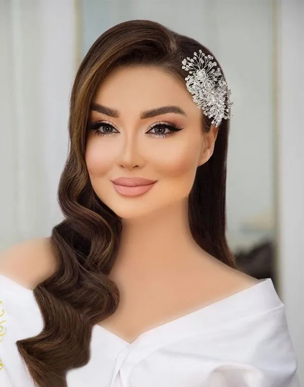 Open hairstyle for wedding 26