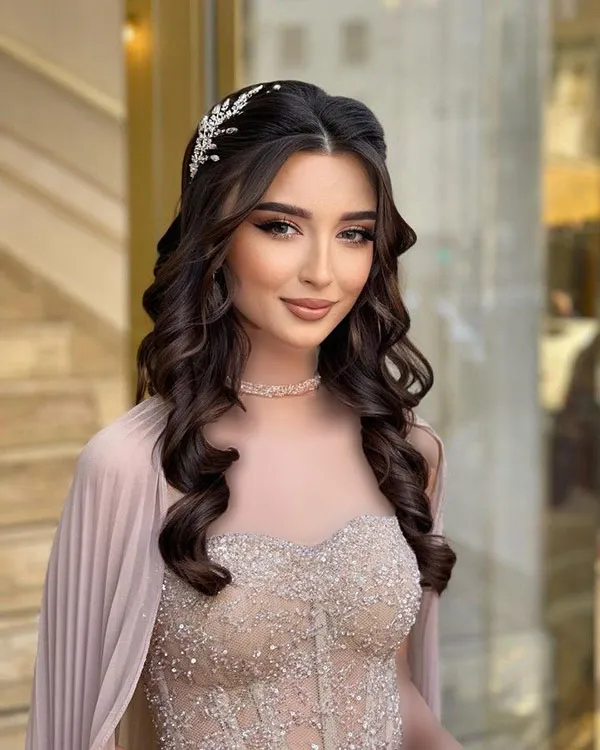 Open hairstyle for wedding 29
