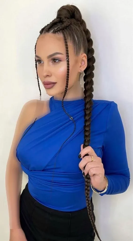 مدل مو دم اسبی با بافت دخترانه | 25 ایده شیک و سریع برای استایلی دخترونه و خاص! 4 Ponytail hairstyle with texture 2