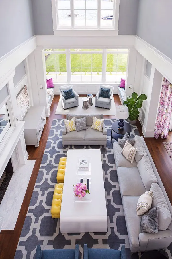 Rectangular living room layout ideas 17