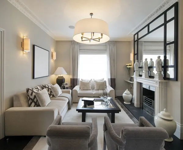 Rectangular living room layout ideas 19