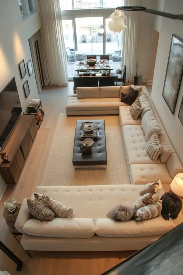 Rectangular living room layout ideas 27