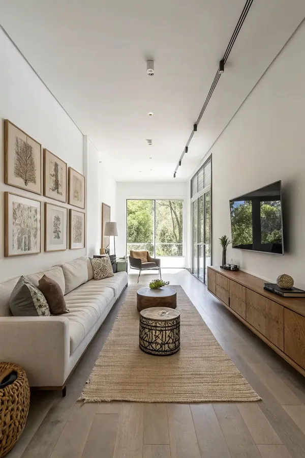 Rectangular living room layout ideas 3