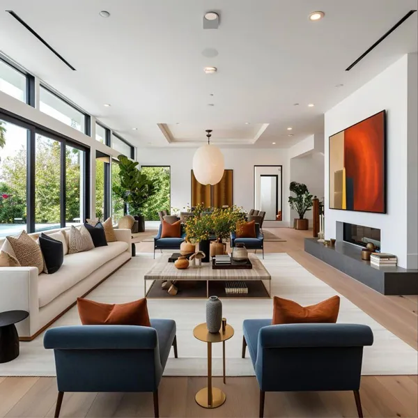 Rectangular living room layout ideas 30