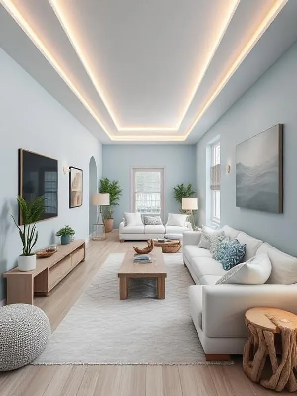 Rectangular living room layout ideas 4