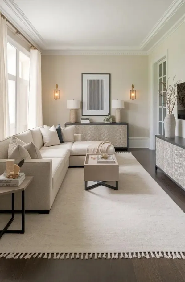 Rectangular living room layout ideas 9