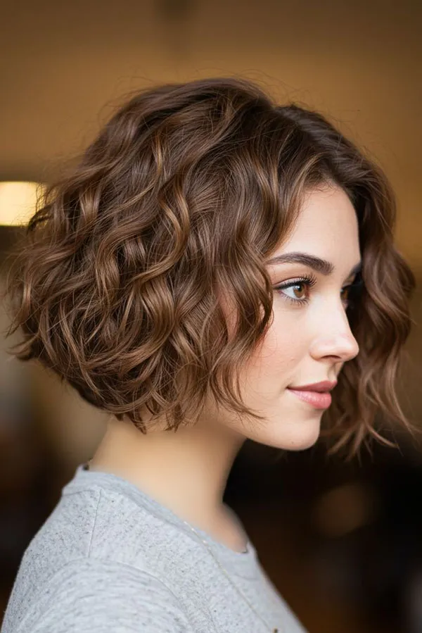 31 مدل مو کوتاه کرلی |وقتی فر بودن میتونه شیکترین انتخابت باشه! 27 Short curly hairstyle 17