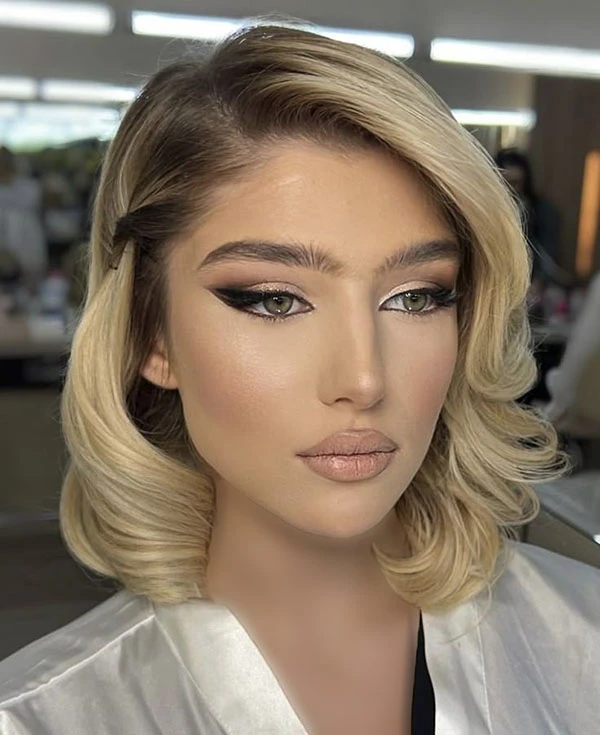 Short hairstyles for weddings 17