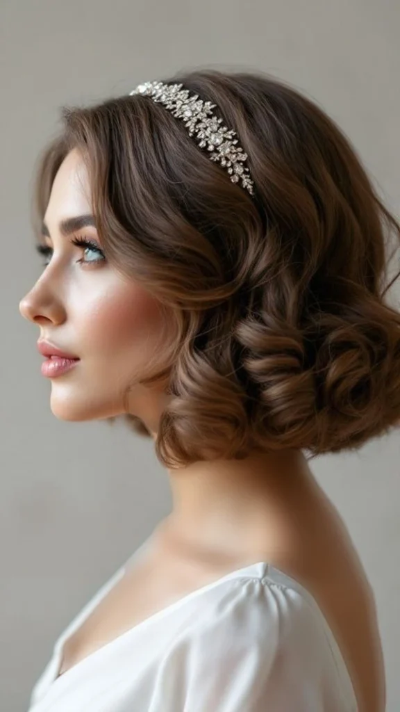Short hairstyles for weddings 23