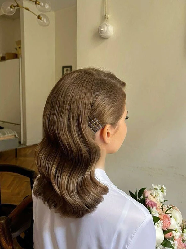 Short hairstyles for weddings 26