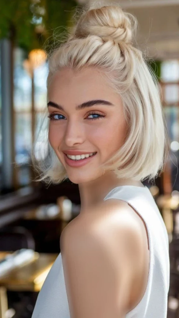 Short hairstyles for weddings 8