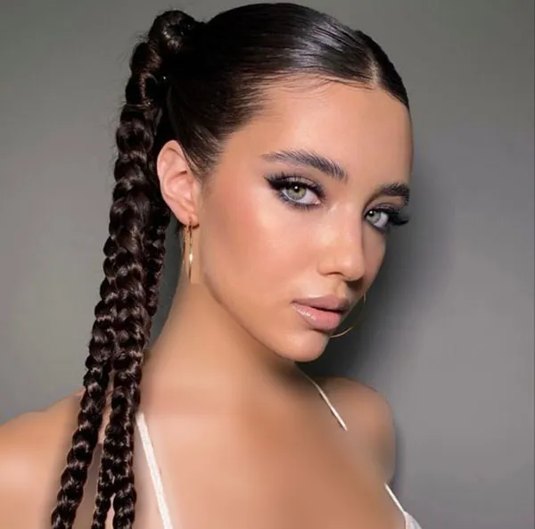Simple hair weave for girls at home 2