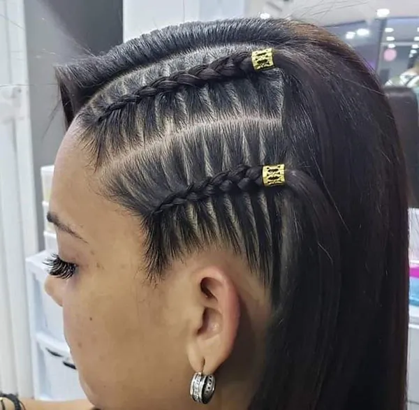Simple hair weave for girls at home 20